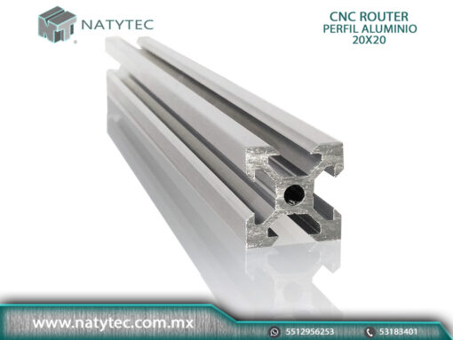 CNC Router Perfil Aluminio Anodizado