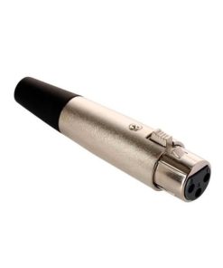 Conector Plug CANNON metalico macho Steren