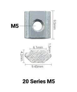 Tuerca T Slider M5 series 2020